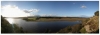 Panorama over the lake