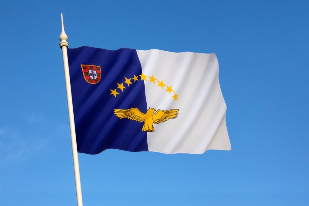 The Azores national flag